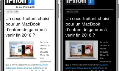 Firefox iOS thème sombre