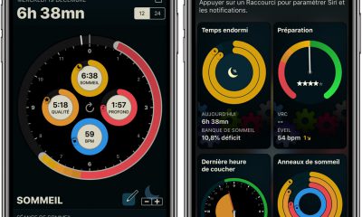 Suivi heures de sommeil iOS 12 et Apple Watch