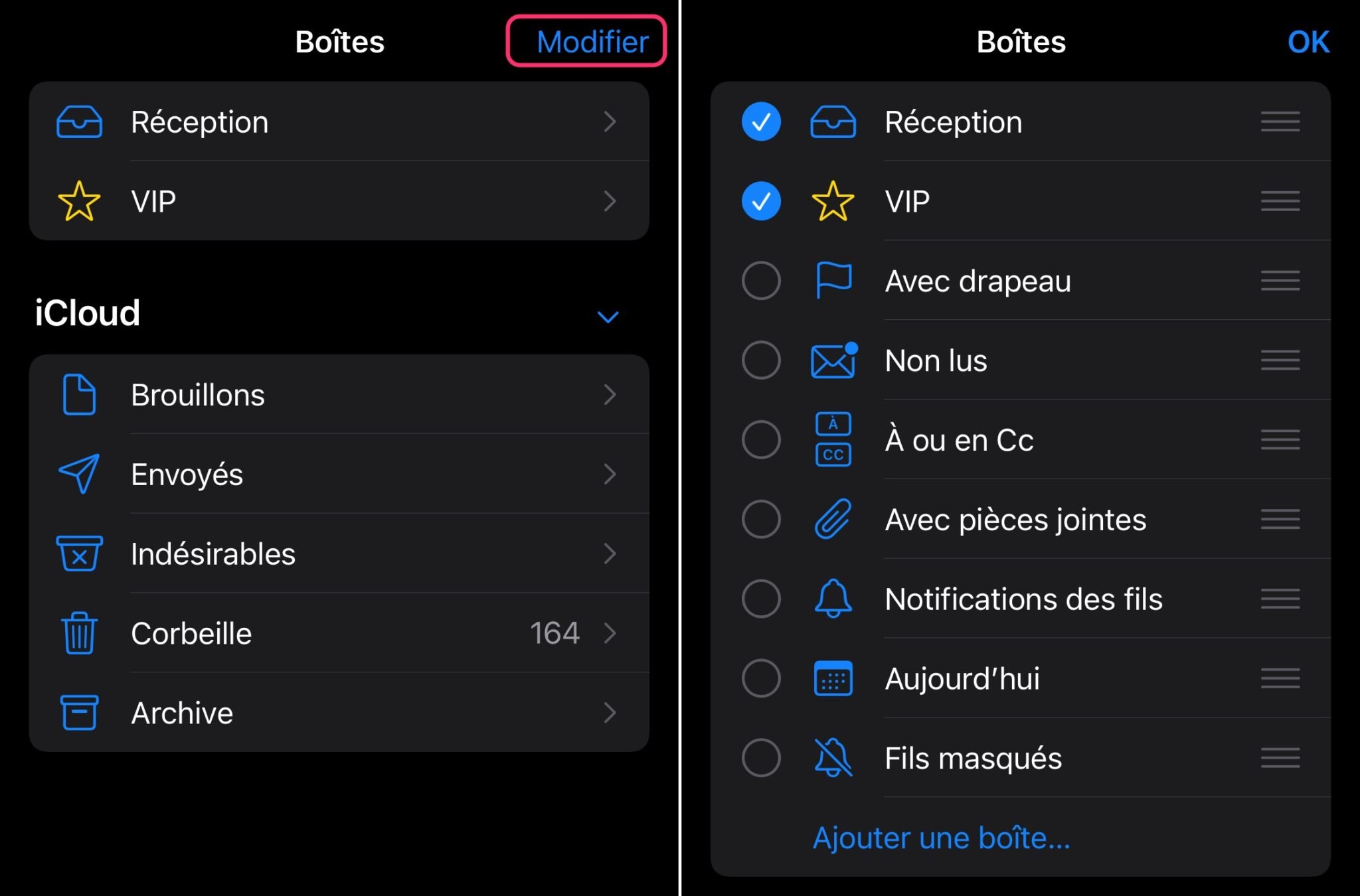 comment trouver son mail sur iphone