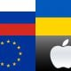 Ukraine, Russie, U.E., Apple