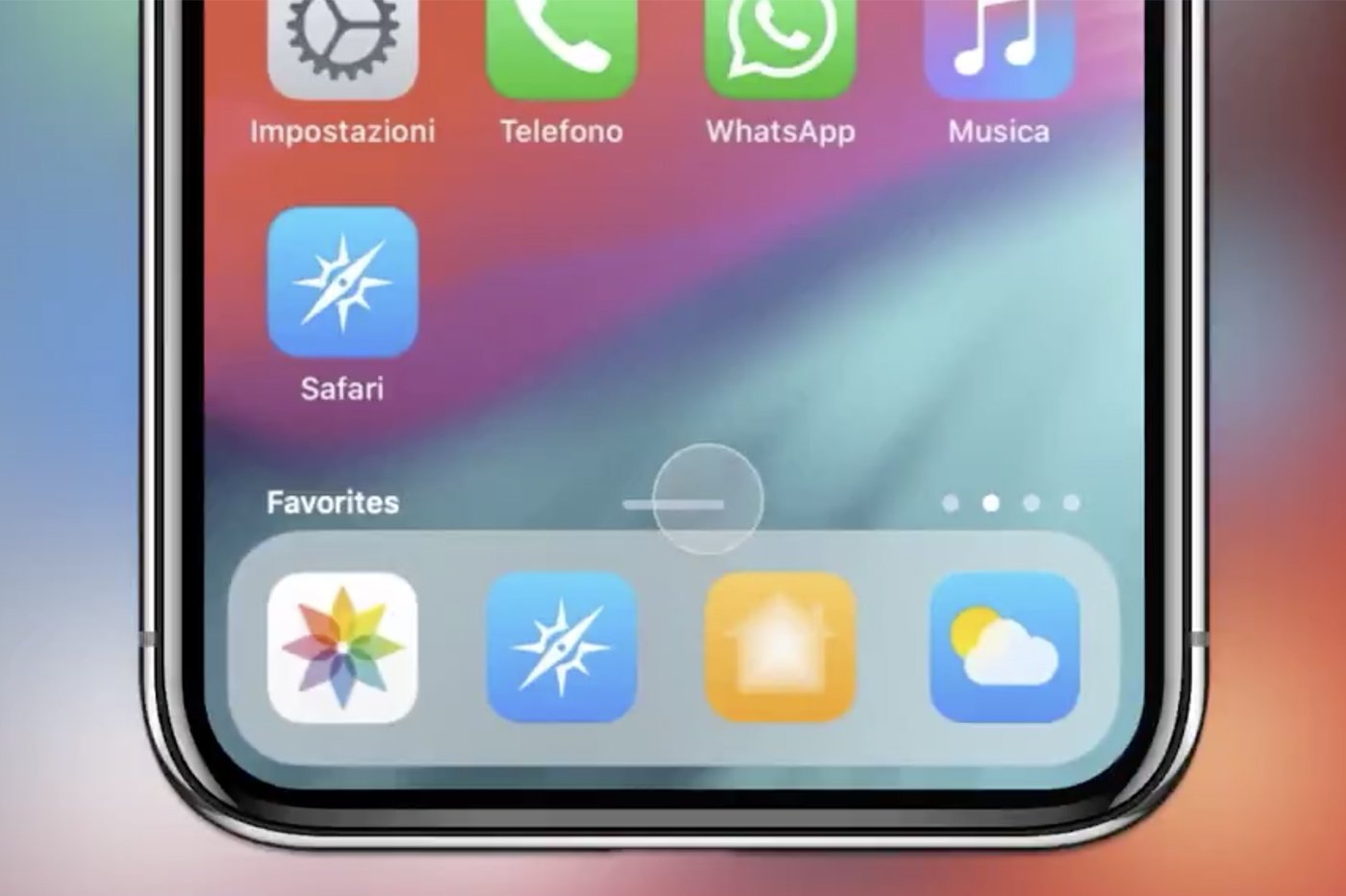 Concept dock iPhone