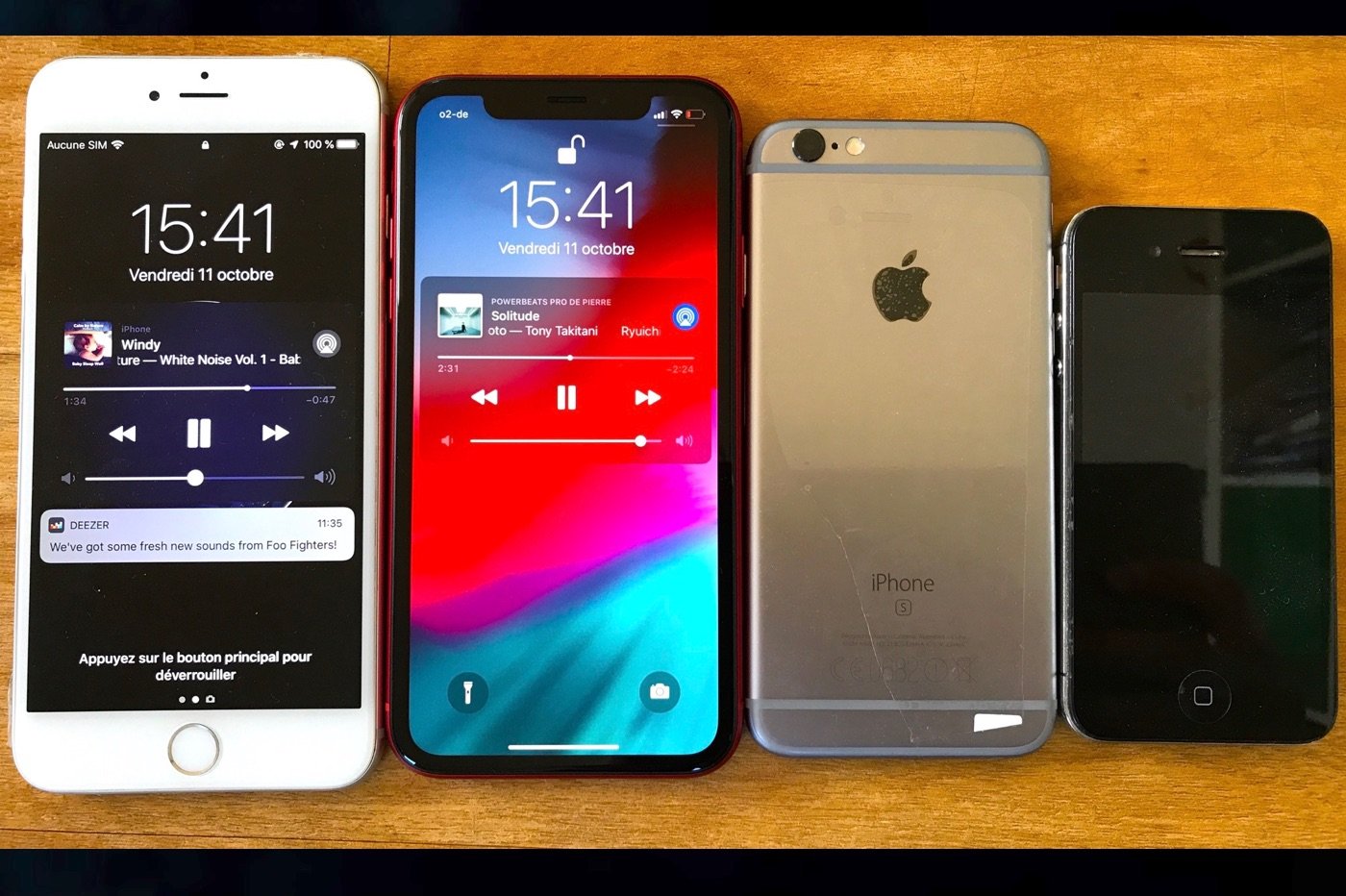 Lot Apple iPhone 6s, iPhone XR