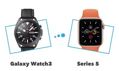 Apple Watch Series 5 vs Samsung Galaxy Watch3 : comparatif et différences