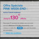 Pink Week-end Boursorama Banque