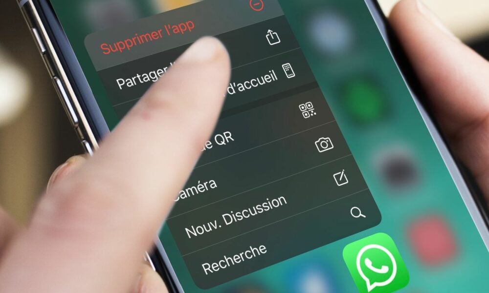 Supprimer WhatsApp iOS