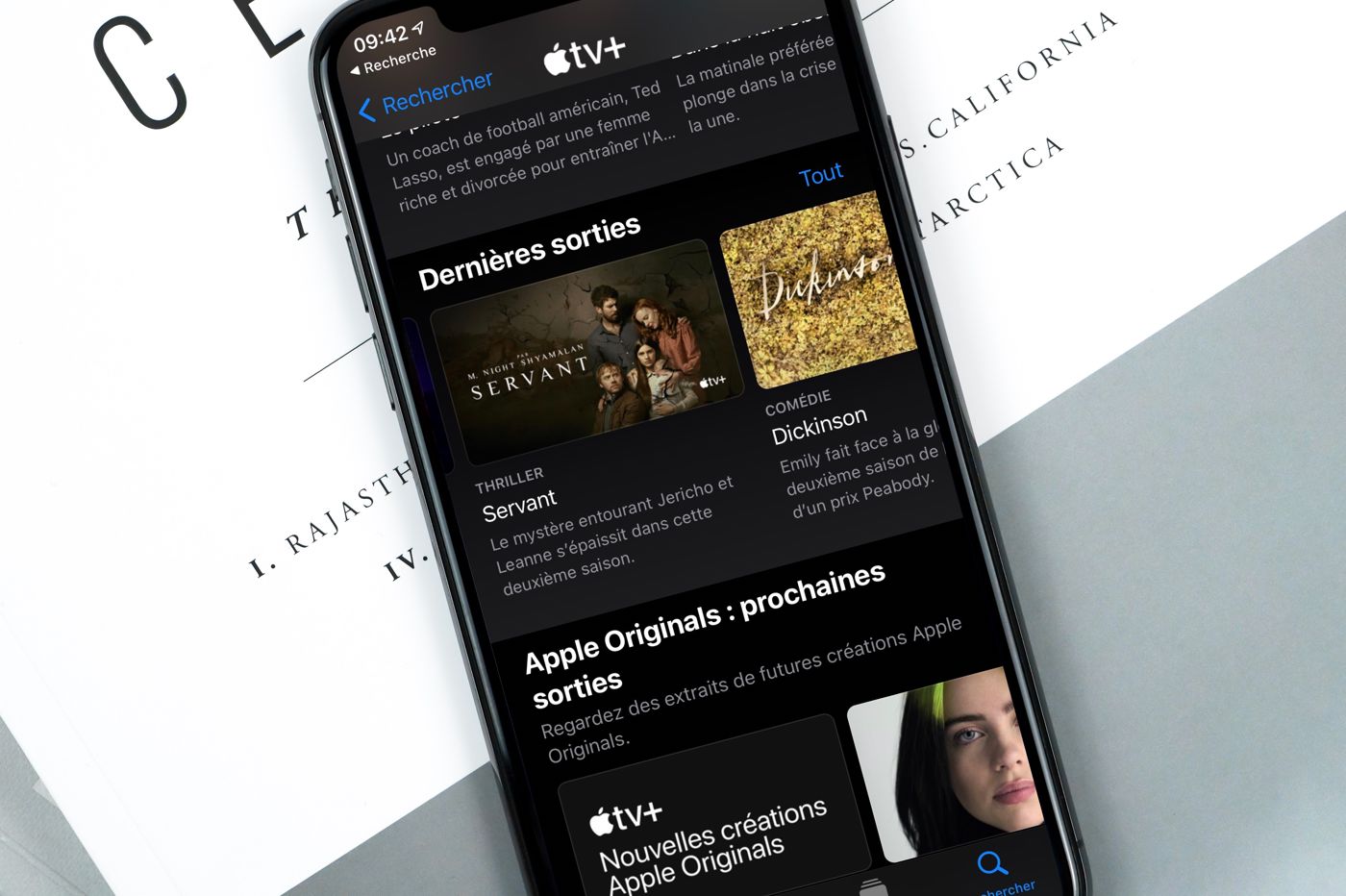 Apple TV+ sur iPhone