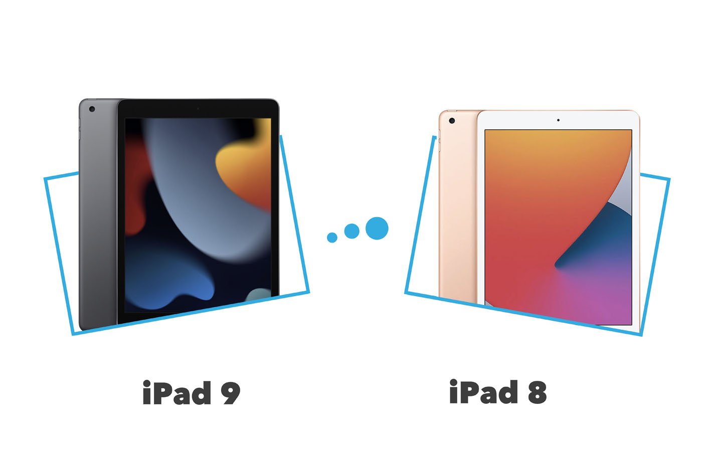 Les différences entre iPad 9 (2021) vs iPad 8 (2020) : comparatif