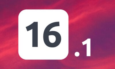 iOS 16.1 fond rouge