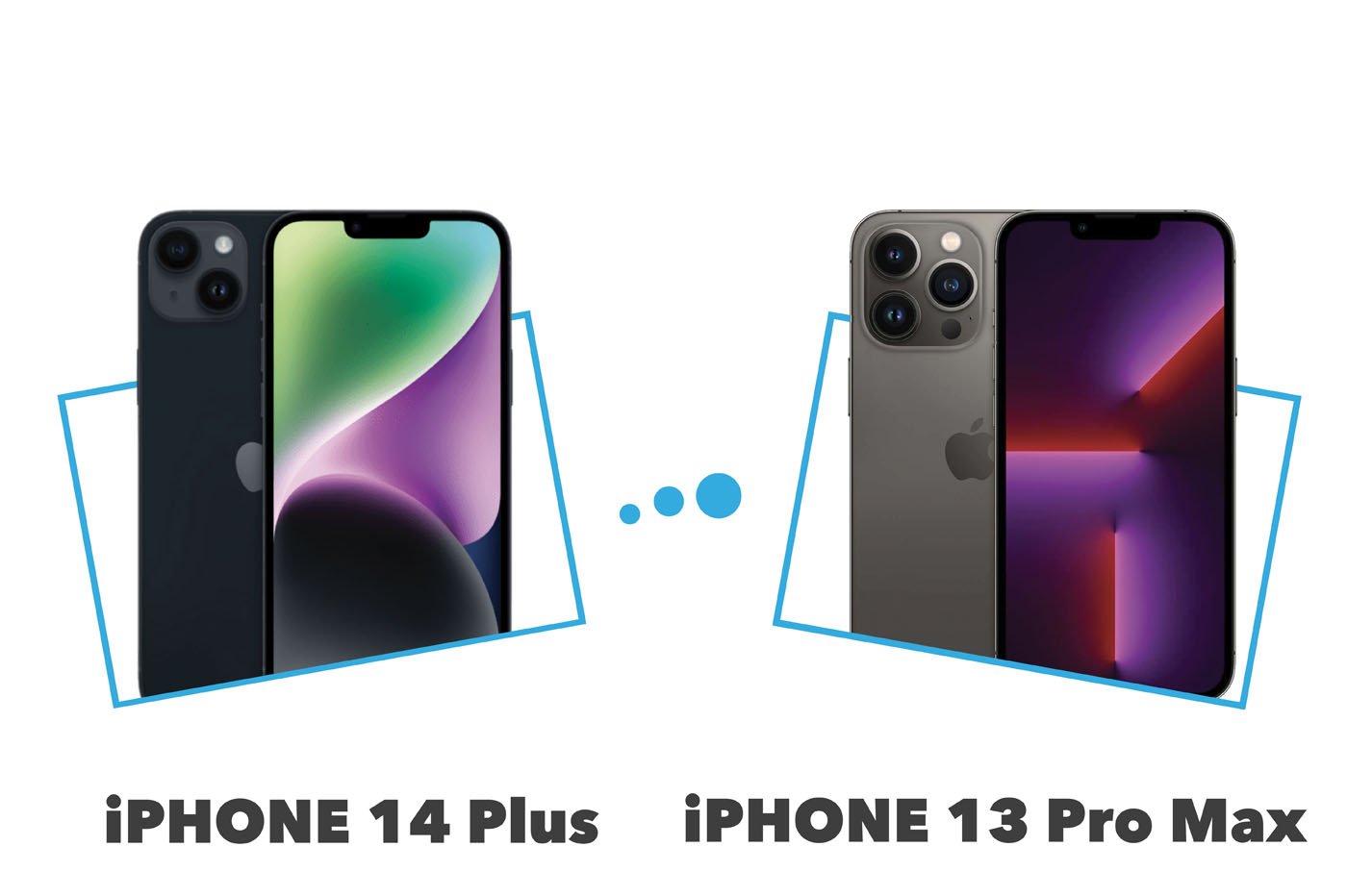 iPhone 14 Plus VS iPhone 13 Pro Max : différences et comparatif