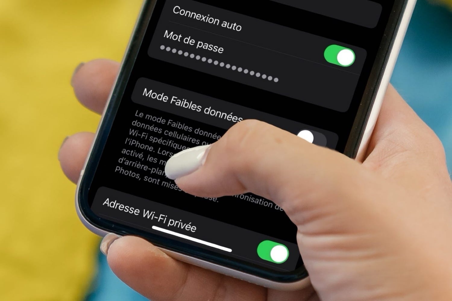 Comment afficher mot de passe Wi-Fi sous iOS 16