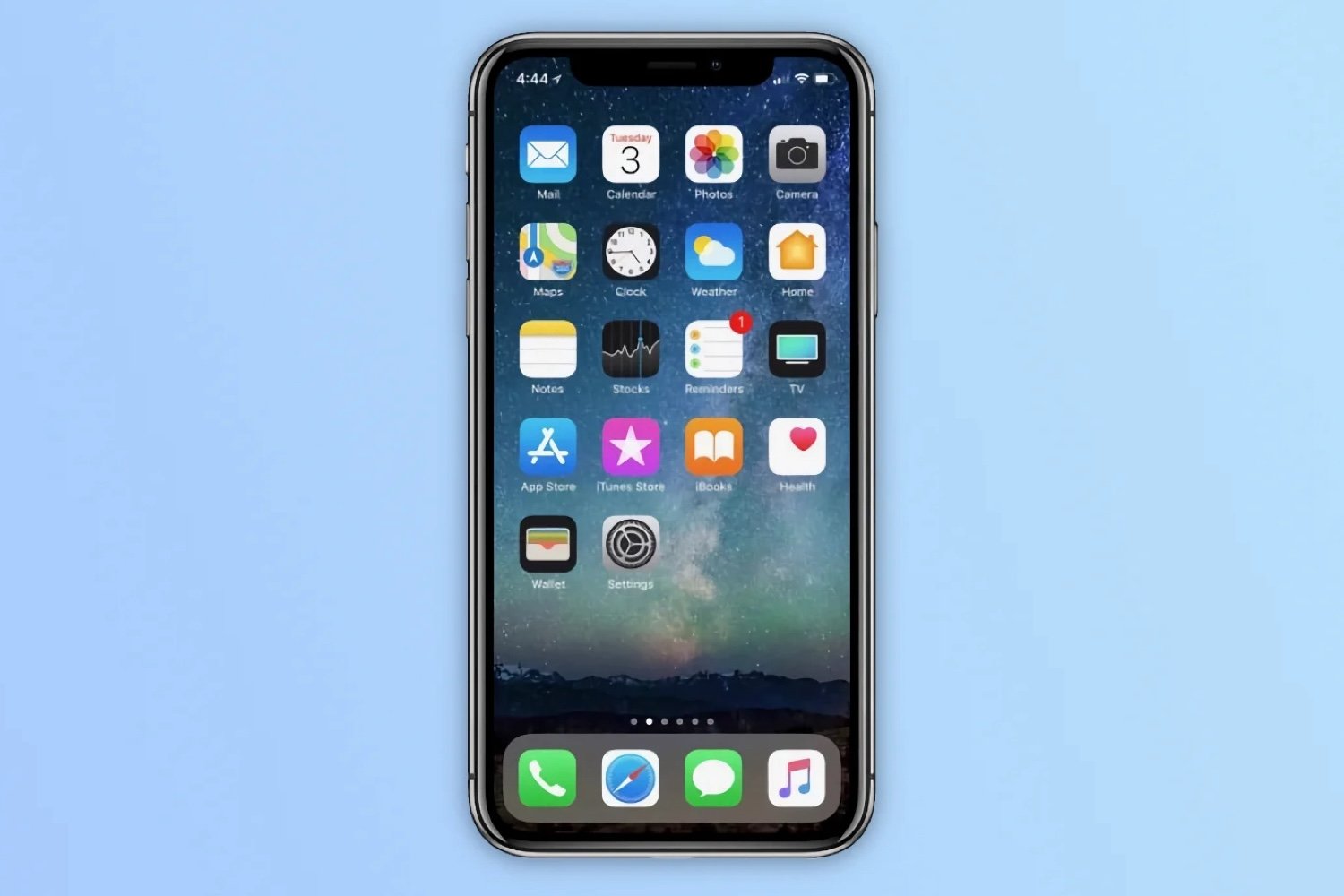 iPhone écran par défaut iOS