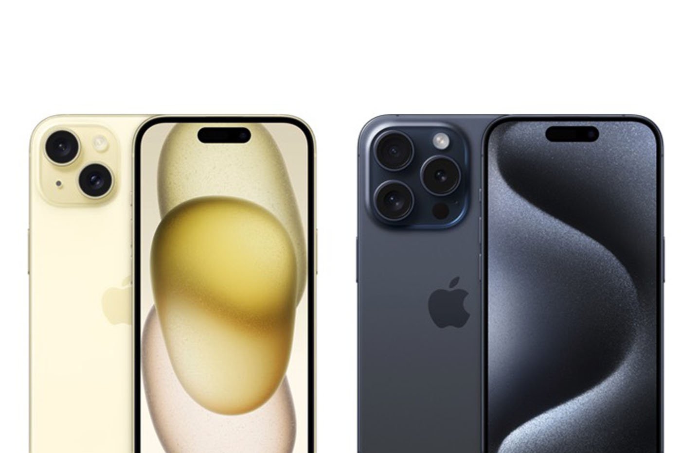 L'iPhone 15, l'iPhone 15 Plus, l'iPhone 15 Pro et l'iPhone 15 Pro
