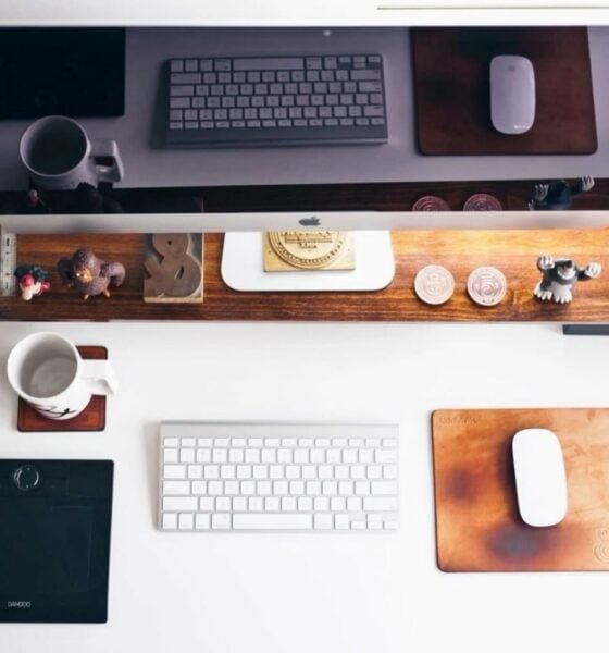 Bureau Mac clavier souris