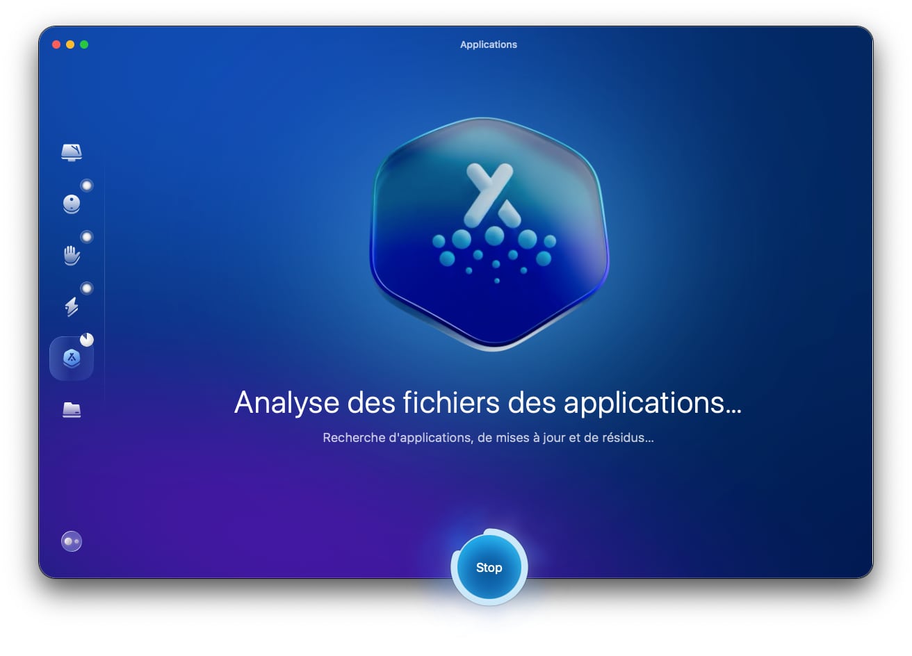 CleanMyMac analyse apps