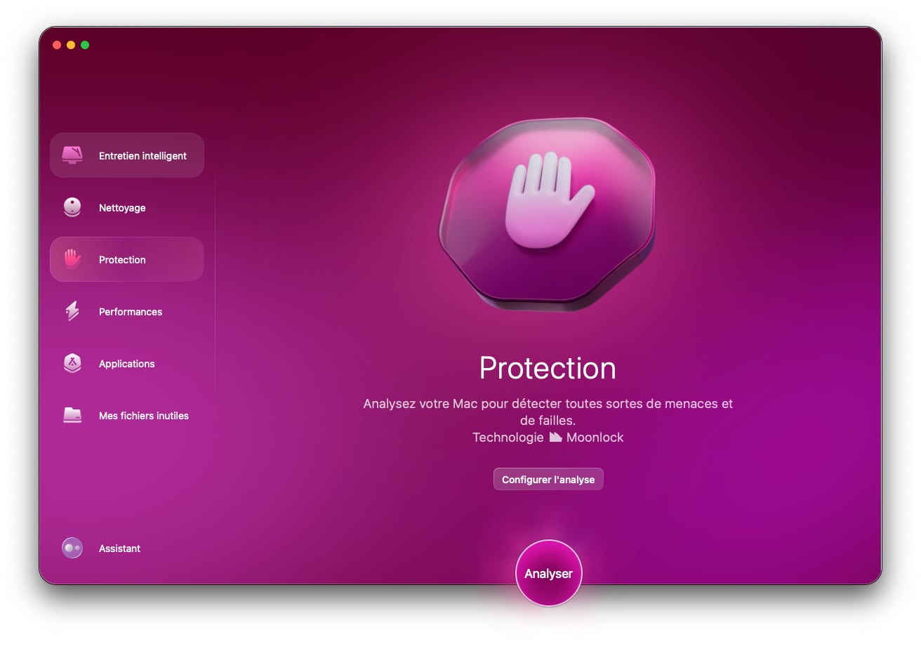 CleanMyMac outil protection