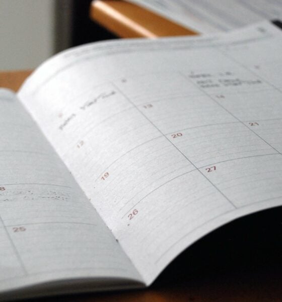 Cahier calendrier planning