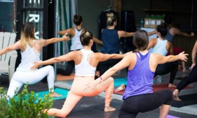 Activité yoga étirements
