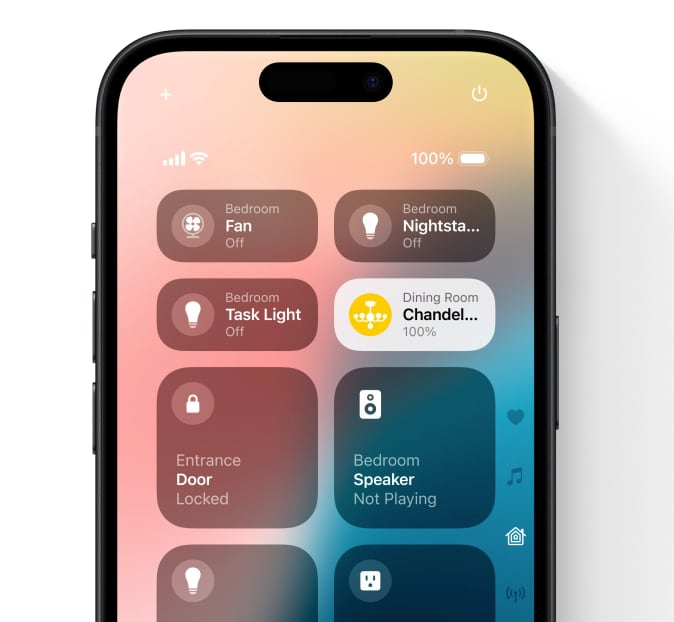 Personnalisation iOS 18 HomeKit