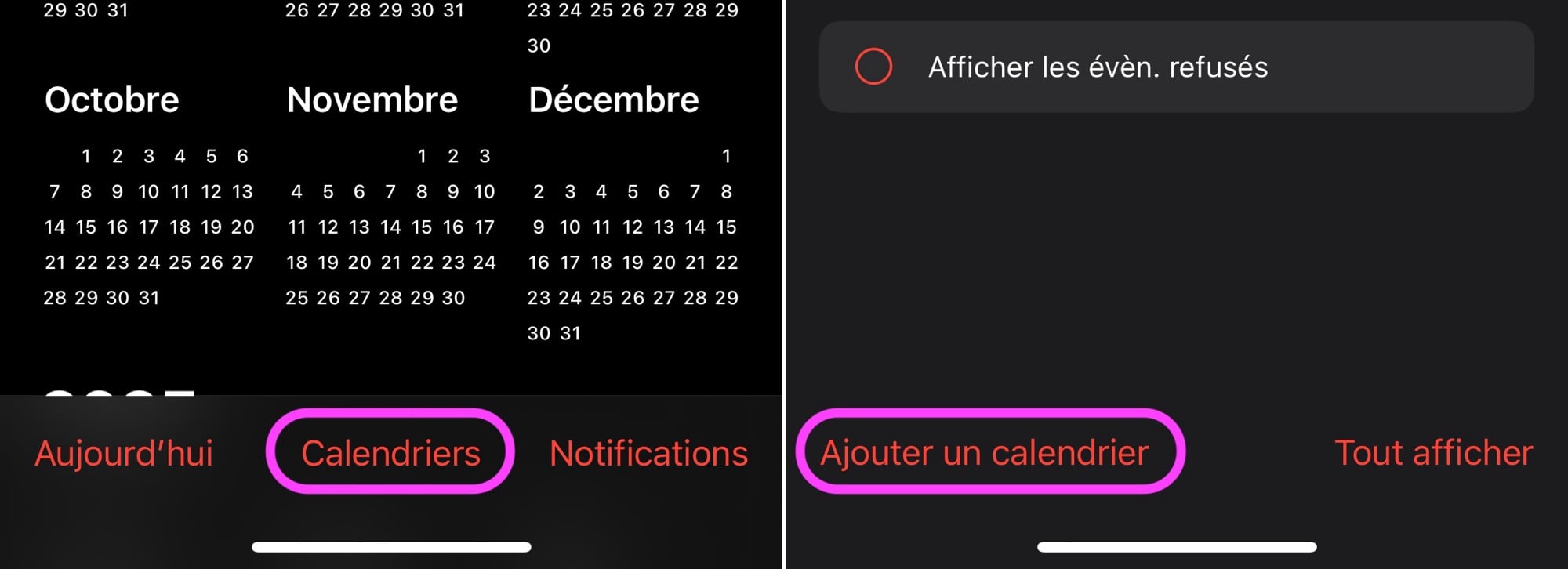 Ajouter calendrier JO Paris 2024 iPhone