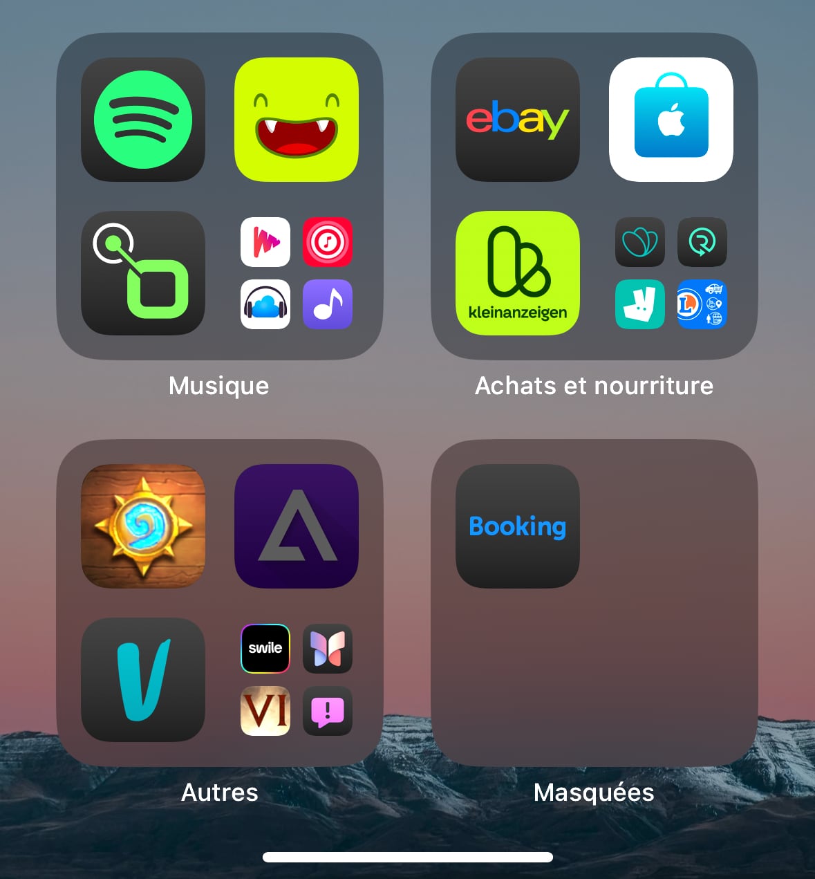 Dossier apps masquées