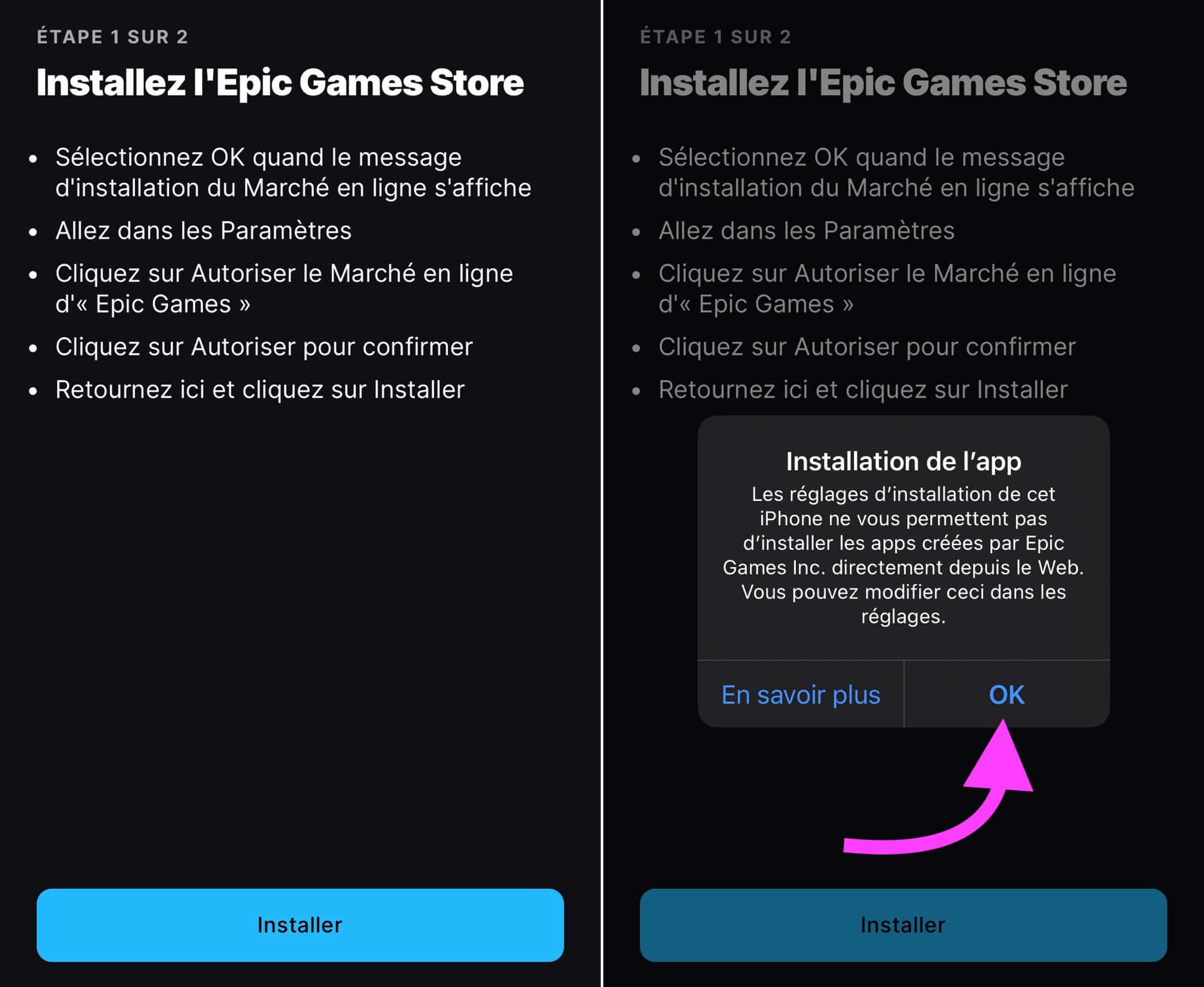 Installer Epic Games Store