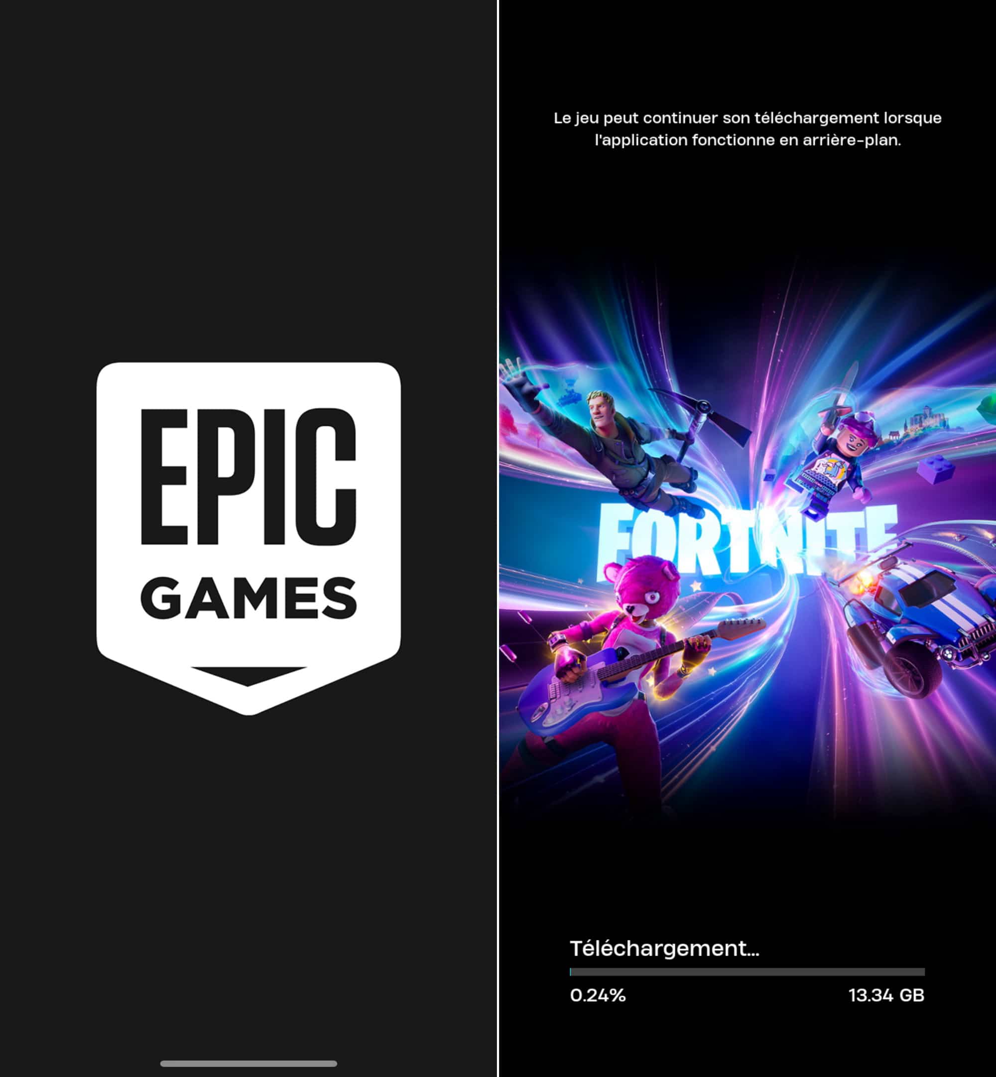 Jeu Fortnite iPhone téléchargement