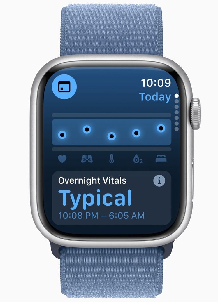 Signes vitaux watchOS 11