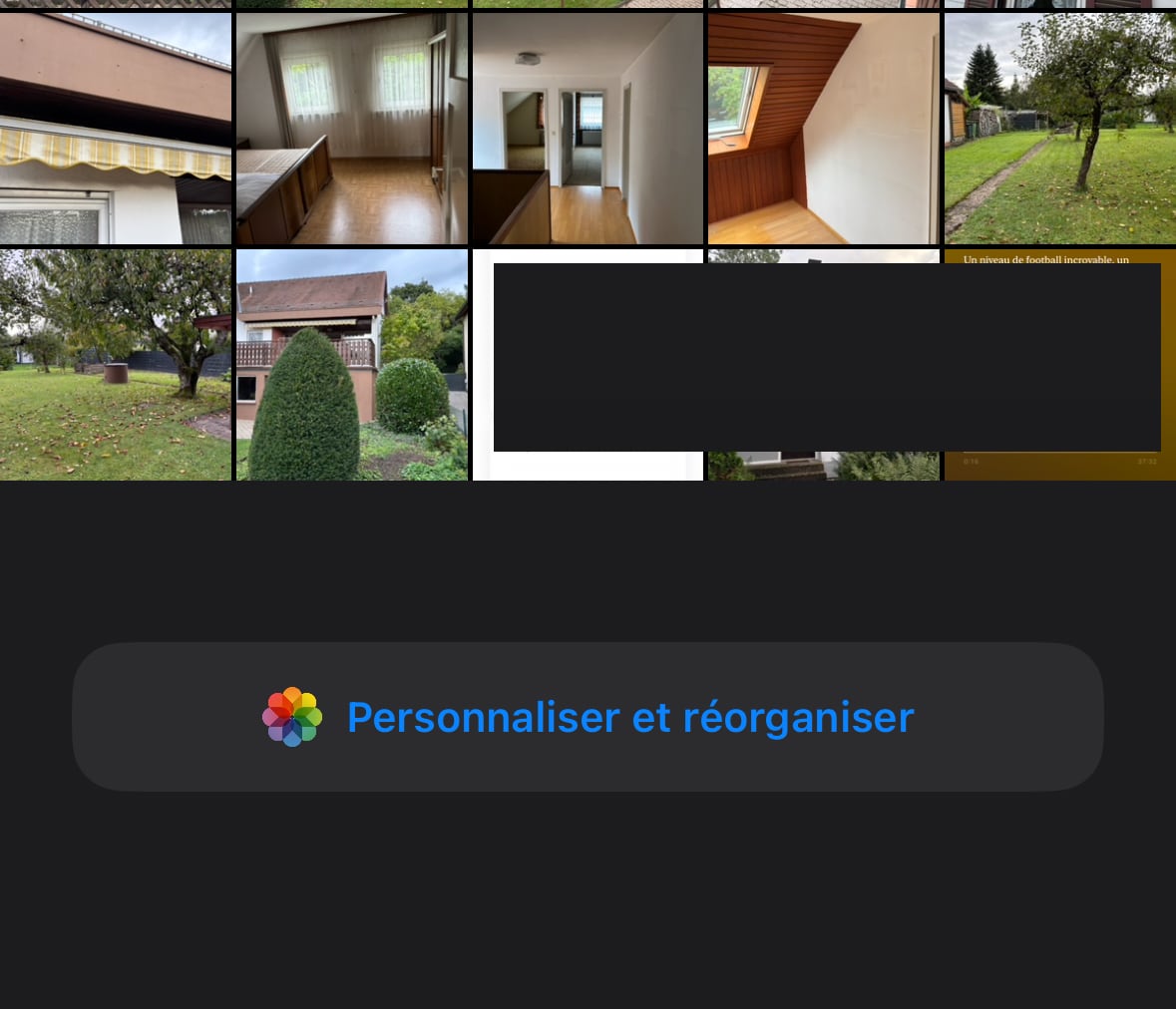 iOS 18 app Photos Personnaliser