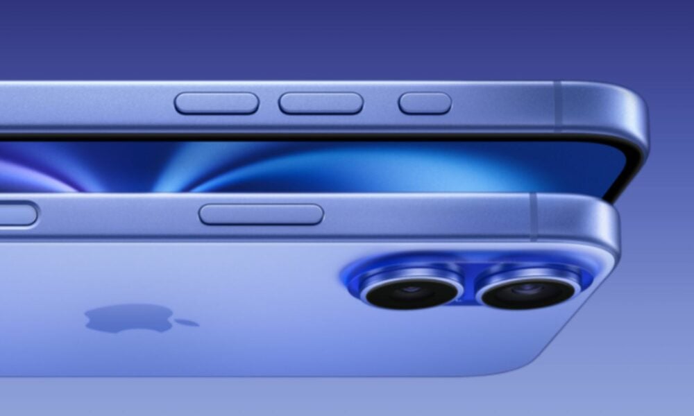 iPhone 16 bleu