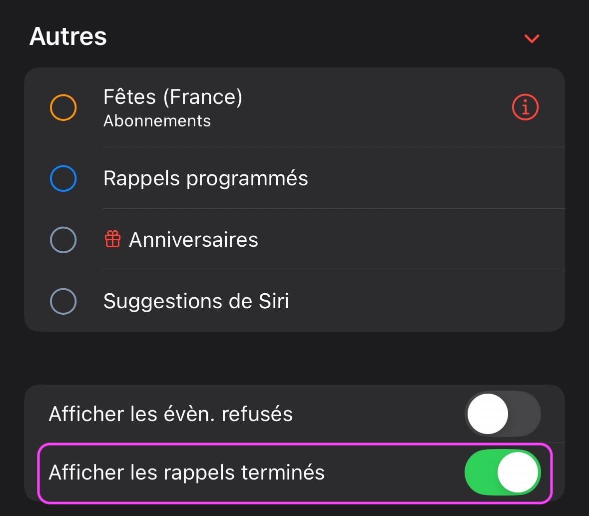 iOS 18 rappels programmés