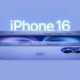 iPhone 16 fond bleu clair apple x iphon.fr