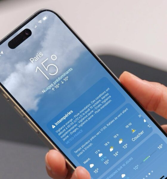 iOS 18 Météo