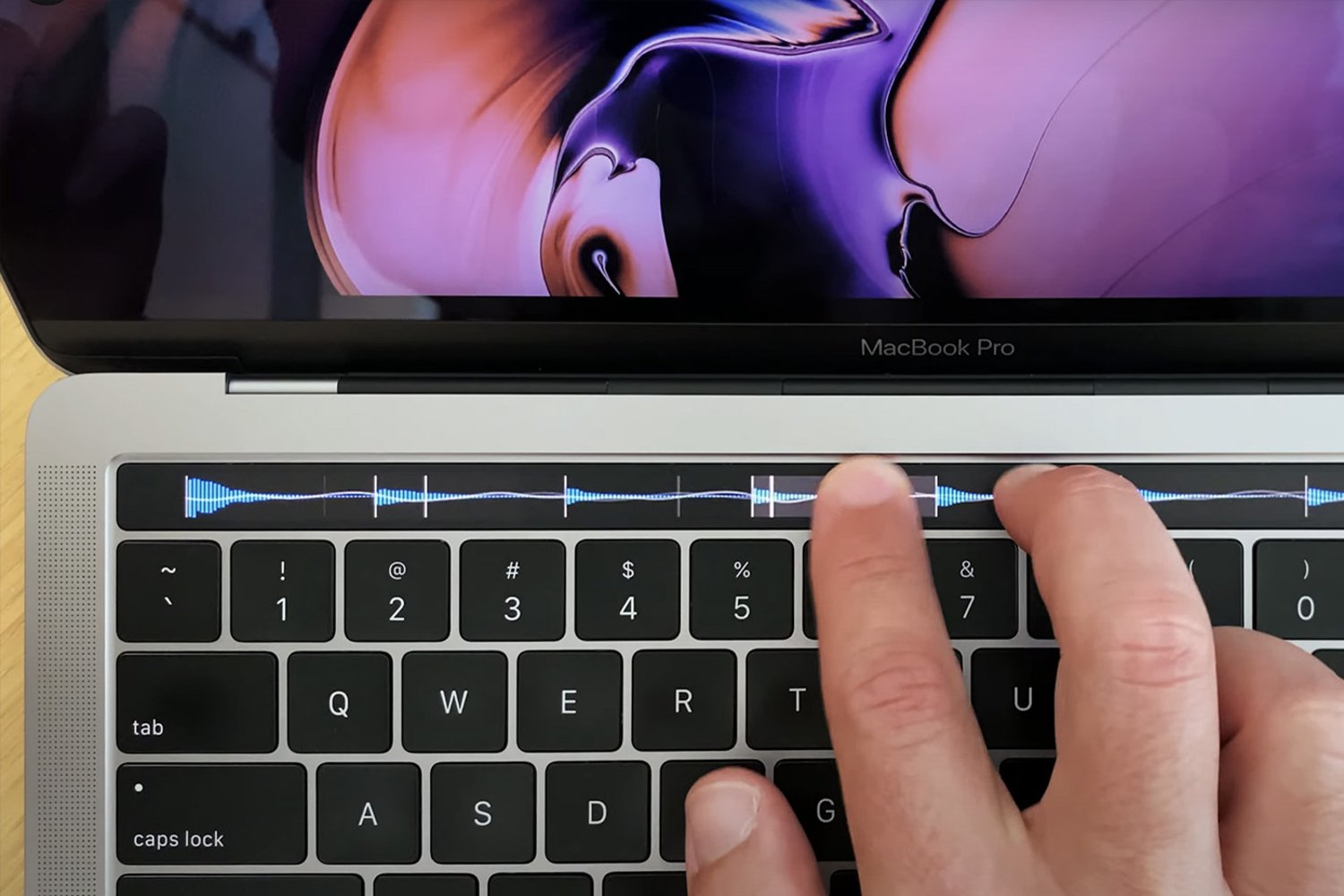 Samplr touch bar