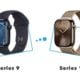 Comparatif Apple Watch Series 9 vs Series 10