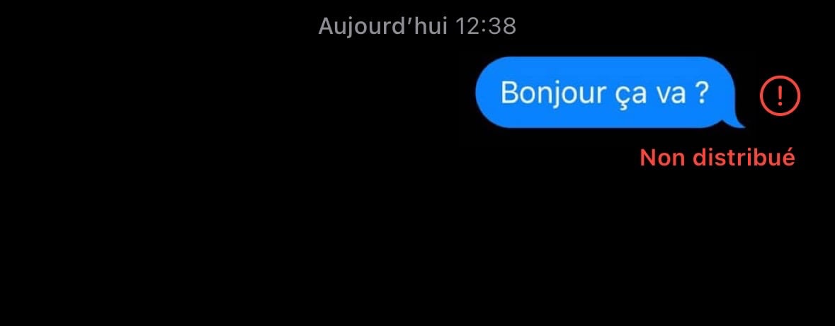 Problème iMessage