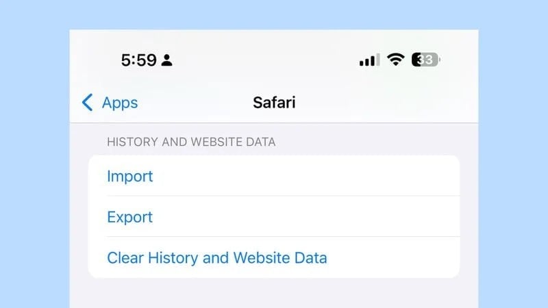 iOS 18.2 données Safari