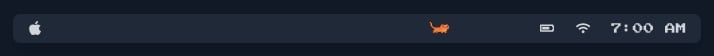 Mac Pet barre menus