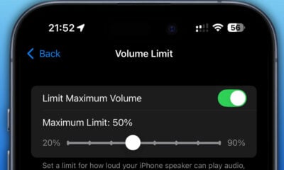 Volume limit apple iOS 18