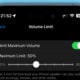 Volume limit apple iOS 18