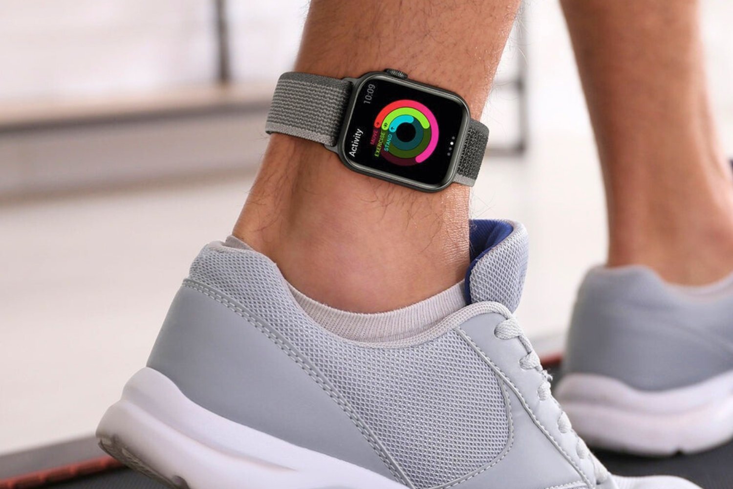 Apple watch cheville pied