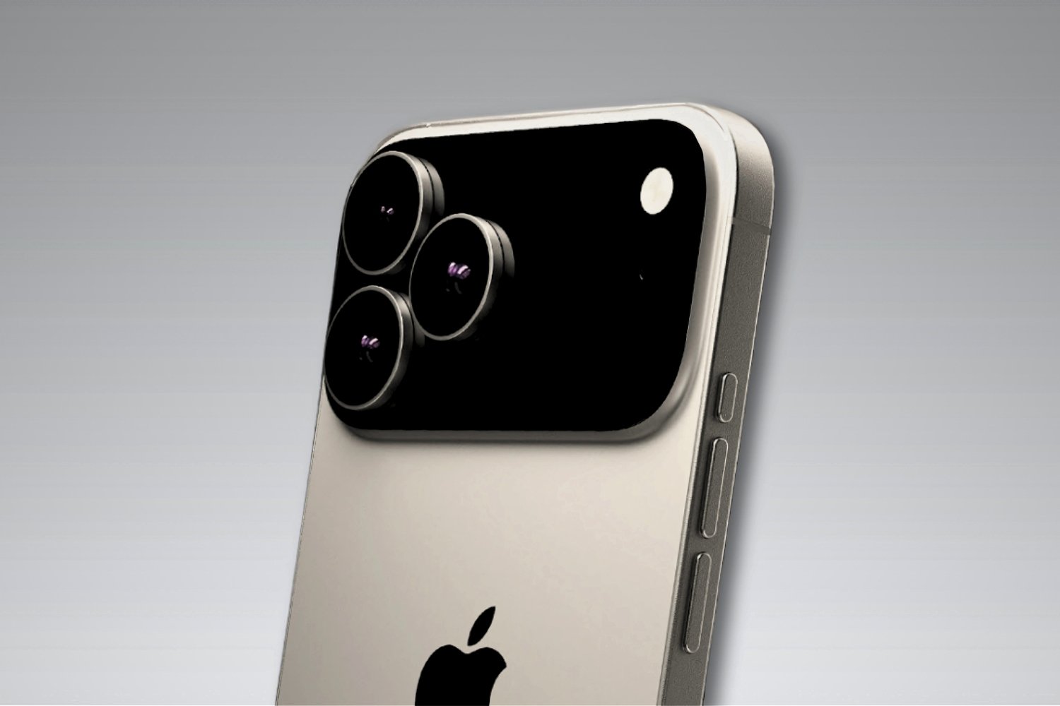 iPhone 17 pro concept camera triangle cadre large