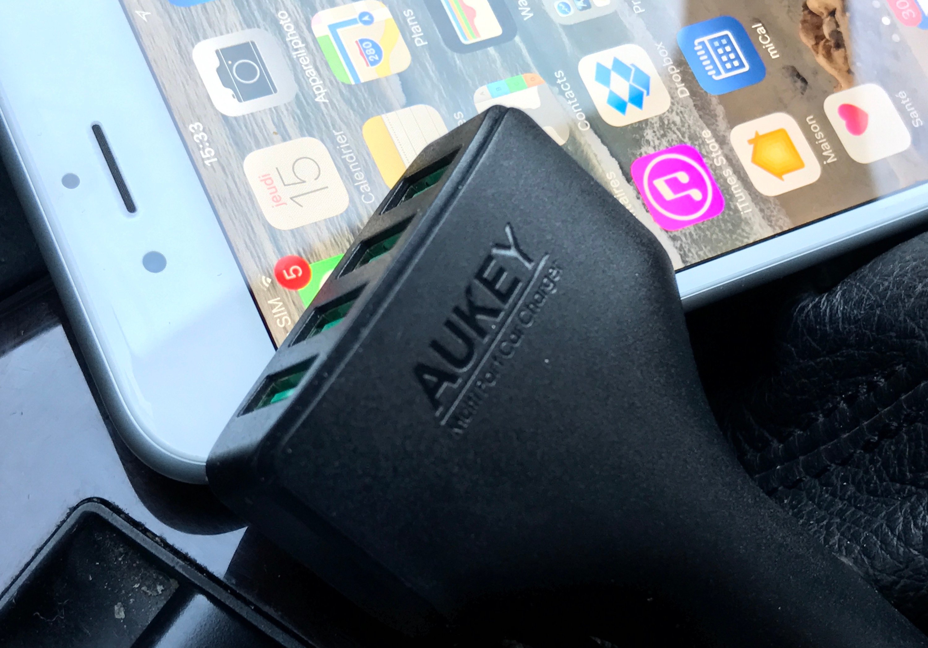 Test & Avis Support magnétique de téléphone pour voiture Aukey HD